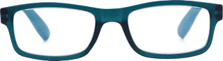 Fertig-Lesebrille dunkelgrün-petrol Vollrand +1,50 Visiomax