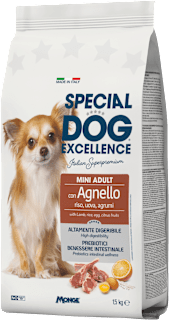 Suha hrana za majhne pse Mini Adult z jagnjetino SPECIAL DOG EXCELLENCE