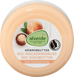 tělové máslo bio makadamový ořech alverde NATURKOSMETIK
