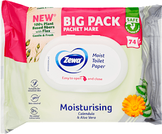 Nedves toalettpapír, Moisturising ZEWA