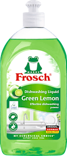 Detergent za ročno pomivanje posode Green Lemon Frosch