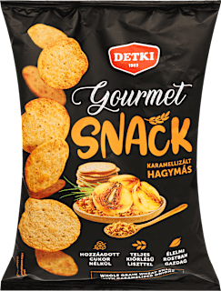 Karamellizált hagymás snack Detki