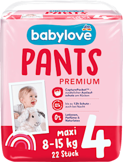 Pieluchomajtki Premium, rozmiar 4, maxi, 8-15 kg babylove