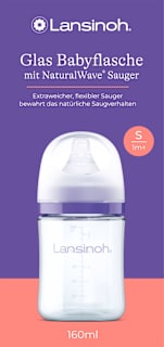 Babyflasche aus Glas Gr. S, 160 ml Lansinoh