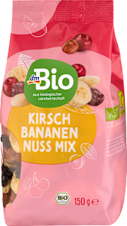 směs ořechů a sušeného ovoce třešeň & banán dmBio