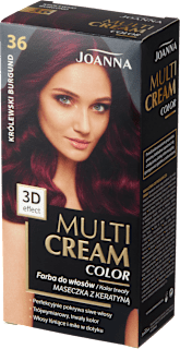 Farba do włosów Multi Cream Color 36 Królewski Burgund JOANNA