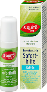 Roll-on pentru îngrijirea pielii după înțepături de insecte S-QUiTO free