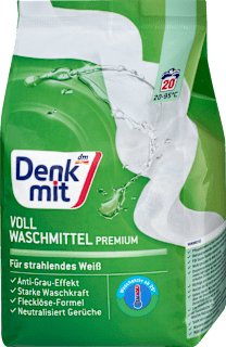 Detersivo in polvere premium per capi bianchi Denkmit
