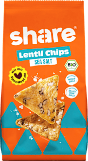 Cracker Linsen Chips Bio share