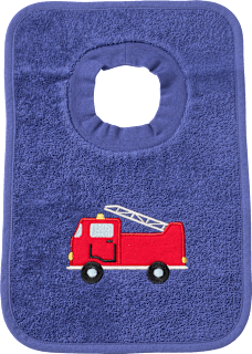 Lätzchen mit Feuerwehrauto-Motiv, blau ALANA