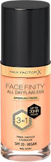 Facefinity All Day Flawless 3în1 fond de ten N42 Ivory MAX FACTOR