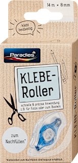 Nachfüllbarer Kleberoller Paradies