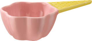Eisschale aus Keramik, rosa (4,8x17 cm) dm home