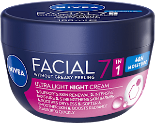 FACIAL 7 IN 1 ULTRA LIGHT hidratantna noćna krema za lice NIVEA