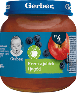 Deserek z jabłek i jagód Gerber