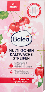Trake s voskom za hladnu depilaciju Multi Zone Balea
