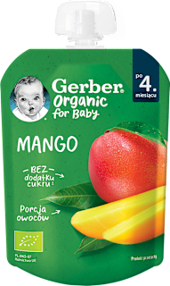 Mus owocowy mango po 4. miesiącu życia Gerber Organic