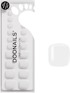 Künstliche Nägel Pediküre Press Ons Snow White Doonails