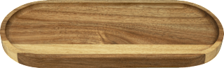 Dekotablett aus Akazienholz (30x12x1,8 cm) Jean&Len