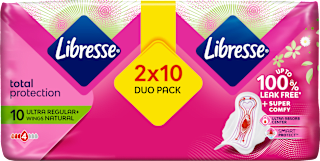 natural protection higijenski ulošci s krilcima – ultra+ natural Libresse