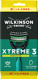 EXTREME 3 Sensitive brijači za jednokratnu upotrebu WILKINSON SWORD