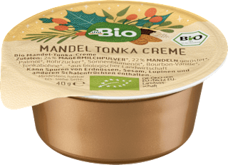 Nusscreme, Mandel-Tonka Creme, Adventskalender zum Selbstgestalten 2026 dmBio