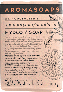Mydło w kostce Mandarynka AROMA SOAPS Barwa