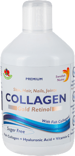 PREMIUM COLLAGEN Gold Retinol tečni dodatak ishrani, sa zaslađivačima Swedish Nutra