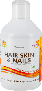 HAIR SKIN & NAILS Beautifying Nutrition tečni dodatak ishrani, sa šećerom i zaslađivačima Swedish Nutra