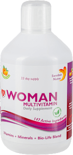 WOMAN MULTIVITAMIN tečni dodatak ishrani za žene, sa šećerom i zaslađivačima Swedish Nutra