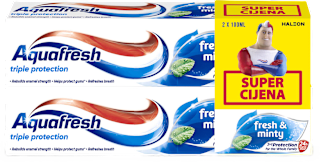 Pasta za zube fresh & minty, duopack (2 x 100 ml) Aquafresh