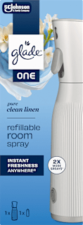 ONE osvěžovač vzduchu Pure Clean Linen + náhradní náplň 10 ml glade