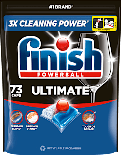 Kapsuly do umývačky riadu Powerball Ultimate  Finish
