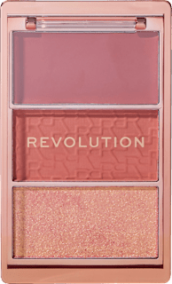 Палитра руж Icon blush rose, в 3 цвята REVOLUTION