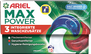 Universalwaschmittel Pods Max Power 3 Integrierte Waschzusätze ARIEL