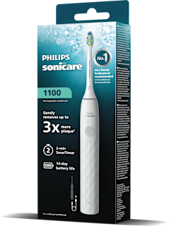 Електрическа четка за зъби 1100, бяла Philips Sonicare