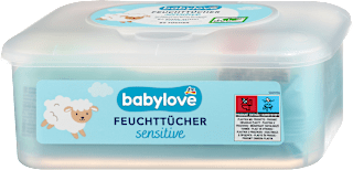 vlhčené ubrousky sensitive v boxu babylove
