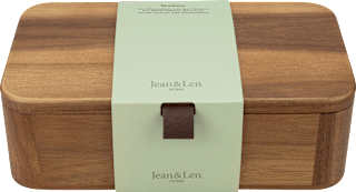 Aufbewahrungsbox für Tee aus Akazienholz (24x14x7,5 cm) Jean&Len