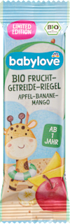 Bio ovocno-obilná tyčinka s ovsenými vločkami jablko, banán & mango babylove