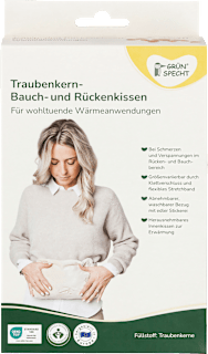 Traubenkern Bauch- und Rückenkissen Grünspecht