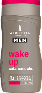 Šampon in gel za prhanje MEN Wake Up 2v1 AFRODITA