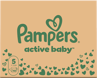 Plenice velikost 5 - mesečno pakiranje (11-16 kg) Pampers active baby