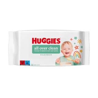 all over clean șervețele umede pentru copii Huggies