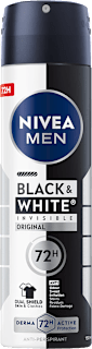 Black&White Invisible Original Antyperspirant w spray'u NIVEA MEN