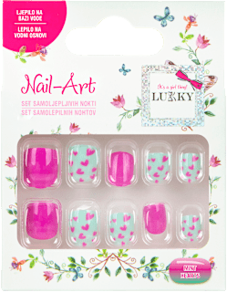 Samoljepljivi nokti – Mini Hearts LUKKY