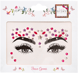 Ukras za lice Face Gems – Starry Night LUKKY