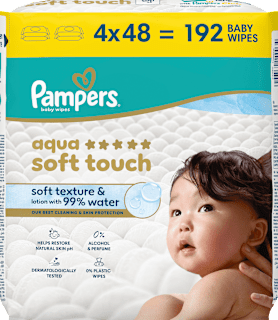 Feuchttücher aqua soft touch (4x48 St) Pampers