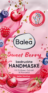 maska na ruce Sweet Berry, 1 pár Balea