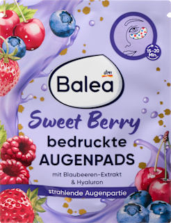 oční polštářky Sweet Berry Balea
