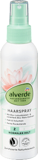 Haarspray mit Lotusblüten- & violettem Reisextrakt alverde NATURKOSMETIK